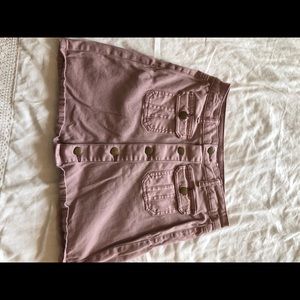 Altered state pink button down skirt